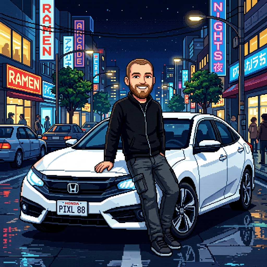 Ahmet and his Honda Civic FC5